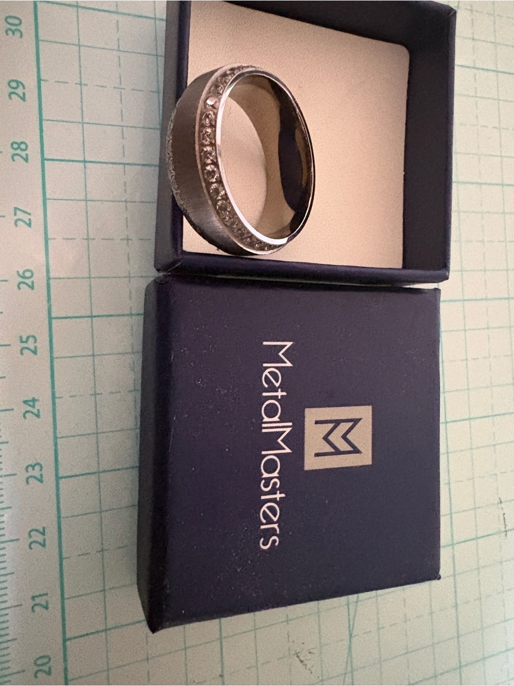 Metal Masters Titanium Wedding Band Size 11